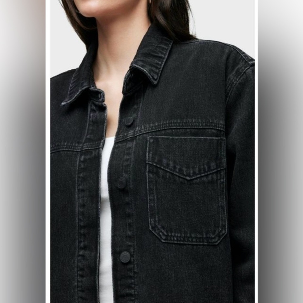 Hudson Jeans Dark Denim Jacket - Picture 5 of 8